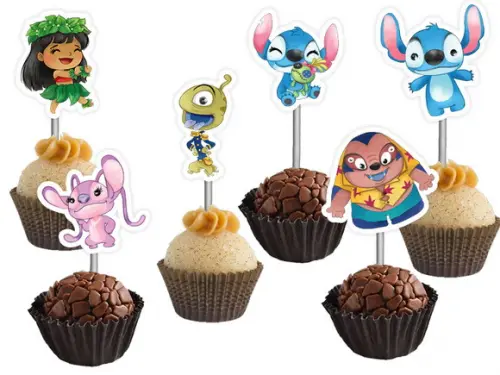 Topper para Docinhos Lilo e Stich