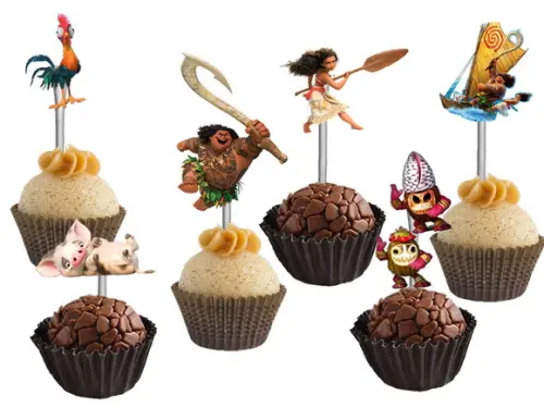 Topper para Docinhos Moana