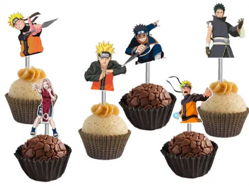 Topper para Docinhos Naruto