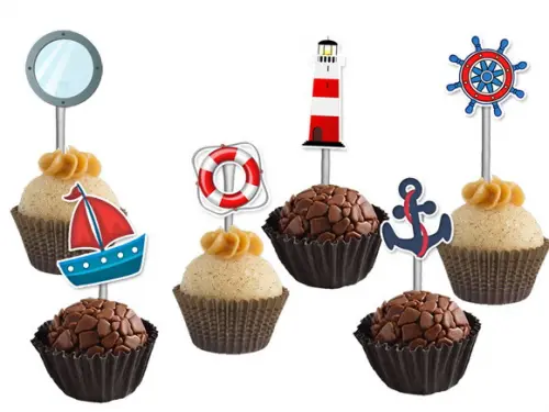 Topper para Docinhos Nauticos