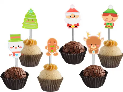 Topper para Docinhos Papai Noel