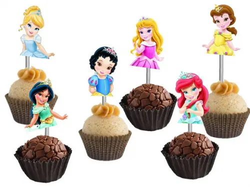 Topper para Docinhos Princesas Baby