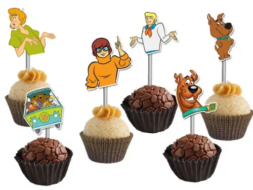 Topper para Docinhos Scooby Doo