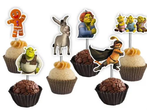 Topper para Docinhos Shrek