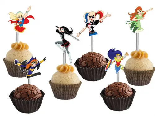 Topper para Docinhos Super Hero Girls