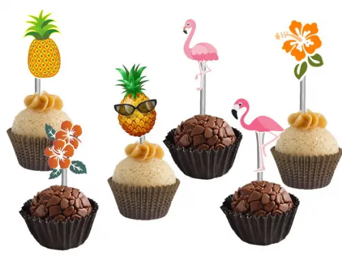 Topper para Docinhos Tropical
