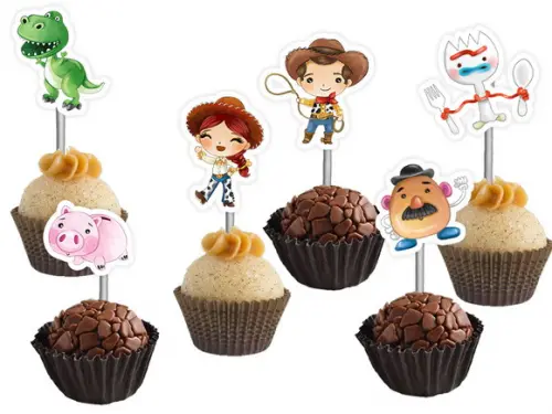 Topper para Docinhos Toy Story Aquarelado