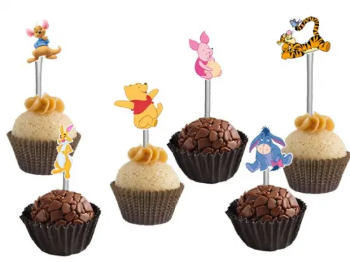 Topper para Docinhos Ursinho Pooh