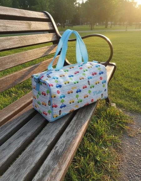Mini Mala Viagem Personalizada Carrinhos