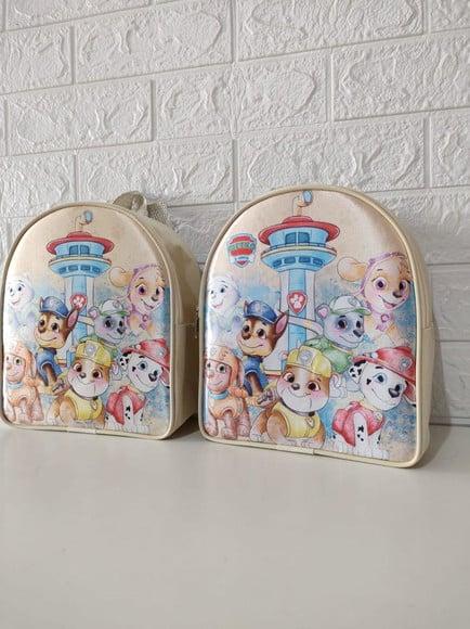 Mochila Personalizada Patrulha Canina Aquarela