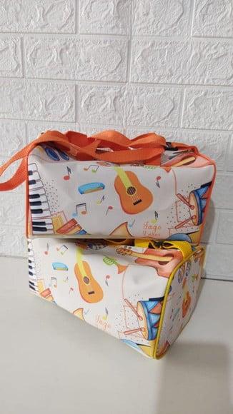 Mini Mala Viagem Personalizada Instrumentos Musicais