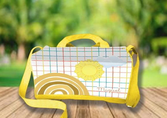 Mini Mala Viagem Personalizada Primeira Volta ao Sol