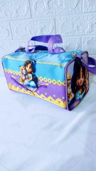Mini Mala Viagem Personalizada Aladim e Jasmine