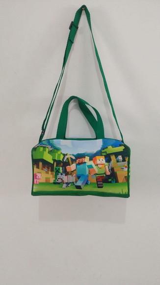 Mini Mala Viagem Personalizada Minecraft