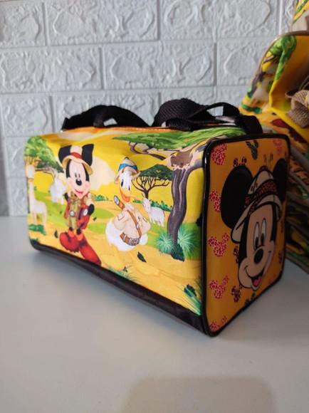 Mini Mala Viagem Personalizada Mickey Safari