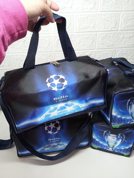 Mini Mala Viagem Personalizada Futebol