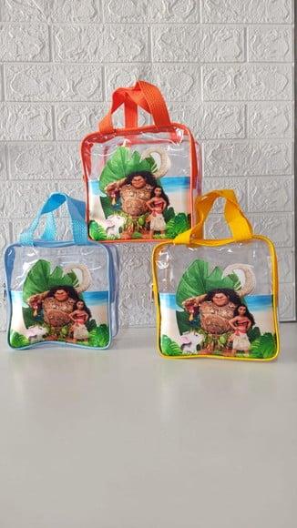 Frasqueira Quadrada Transparente 3d Moana