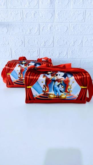 Mini Mala Viagem Personalizada Mickey Circo 3d