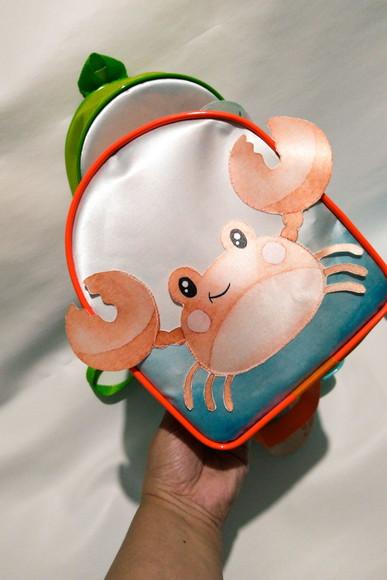 Mochilinha Fundo do Mar Personalizada 3d
