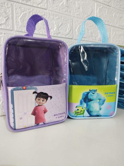 Bolsa com Alça e Visor Transparente Monstros Sa