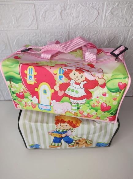Mini Mala Viagem Personalizada Moranguinho