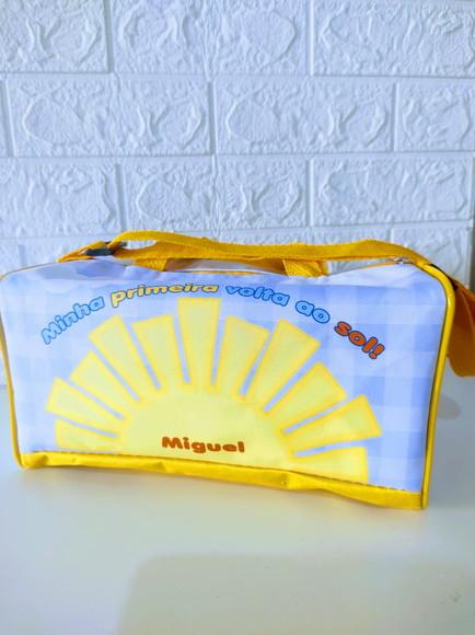 Mini Mala Personalizada Primeira Volta ao Sol