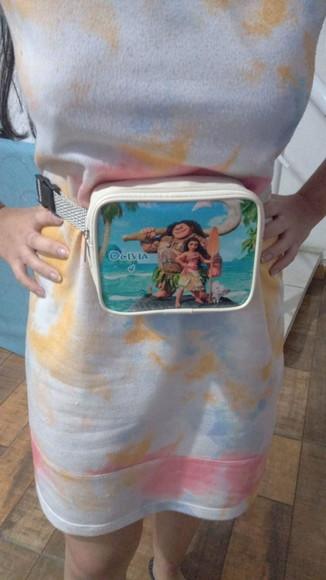Pochete Personalizada Moana e Maui
