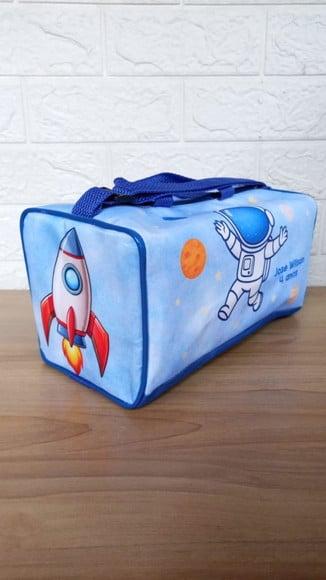 Mini Mala Viagem Personalizada Astronauta