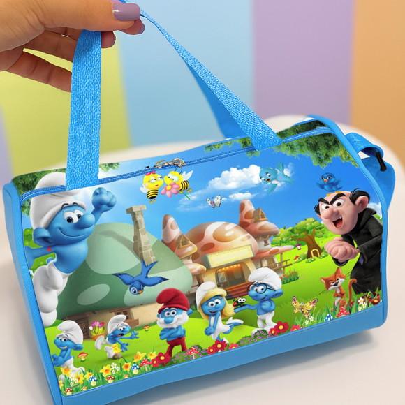 Mini Mala Personalizada Smurfs