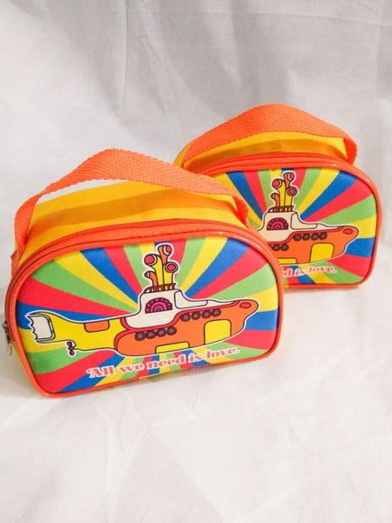 Bolsinha Meia Lua Personalizadas Submarino Amarelo