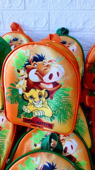 Mochila Personalizada Rei Leão