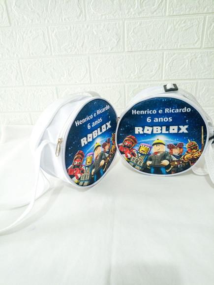 Bolsinha Cantil Redonda Personalizada Roblox