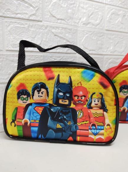 Bolsinha Meia Lua Personalizadas Batman Lego