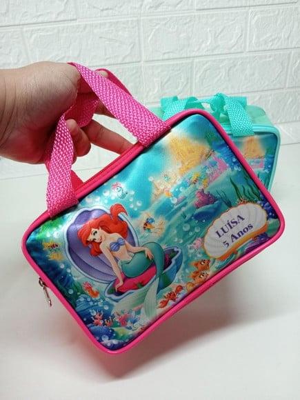 Maletinha Personalizada Pequena Sereia