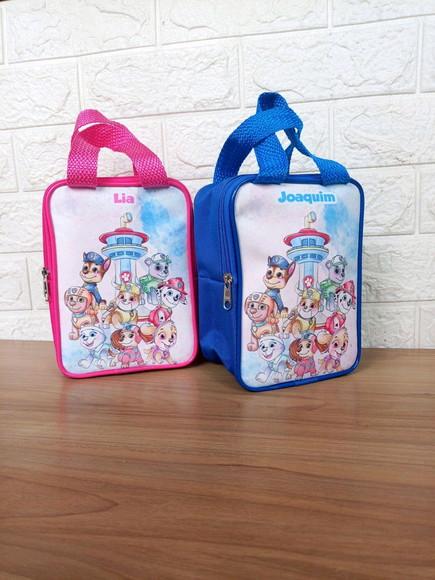 Bolsa Retangular Patrulha Canina Aquarela