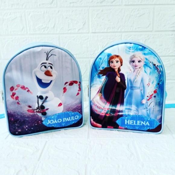Mochilinha Personalizada Frozen