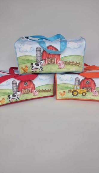 Mini Mala Viagem Personalizada Fazendinha
