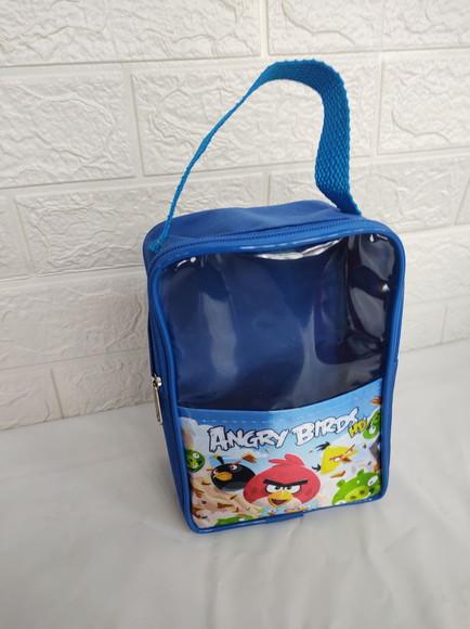 Bolsa com Visor Transparente Passarinhos