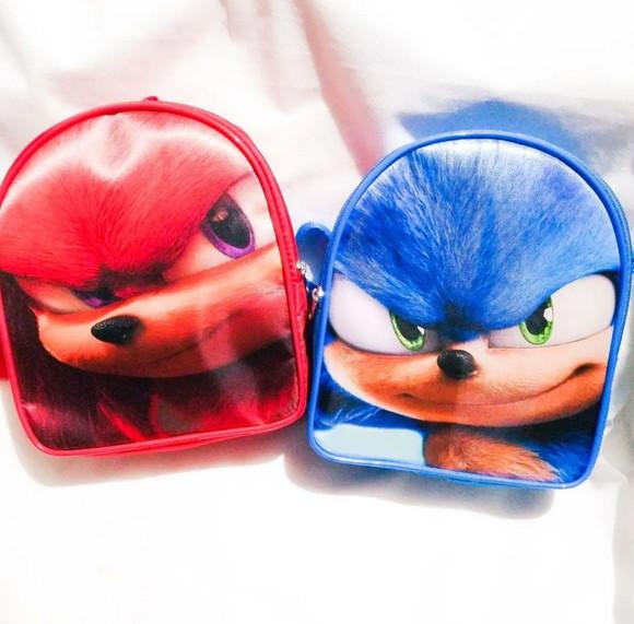 Mochilinha Personalizada Sonic 21x18