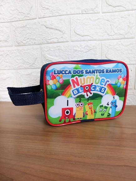 Bolsinha Retangular Personalizadas Numberblocks