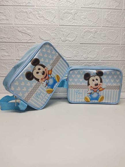 Bolsa Retangular Mickey e Minnie- Vertical ou Horizontal