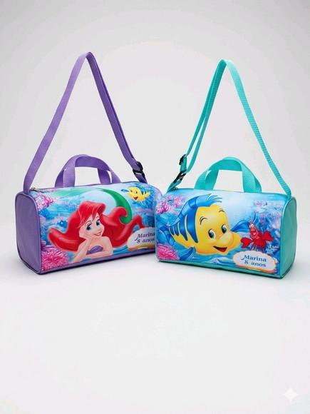 Mini Mala Personalizada Ariel e Linguado