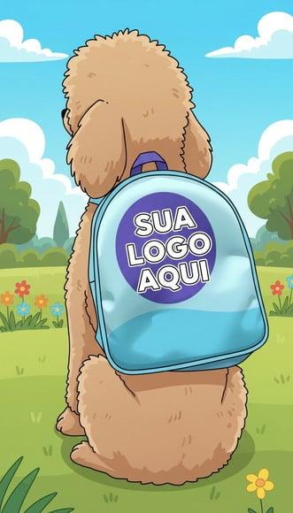 Mochilinha Pet Personalizada Tamanho G
