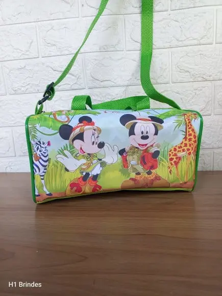 Mini Mala Viagem Personalizada Mickey Safari