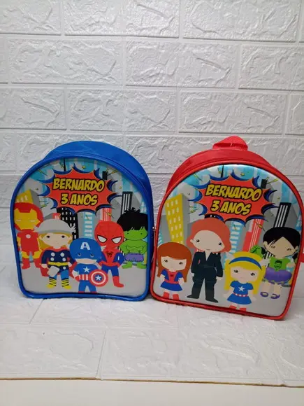 Mochila Personalizada Super Heróis