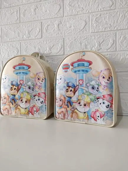 Mochila Personalizada Patrulha Canina Aquarela