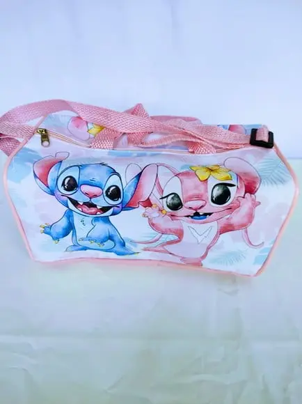 Mini Mala Viagem Personalizada Stitch Angel