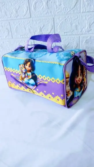 Mini Mala Viagem Personalizada Aladim e Jasmine