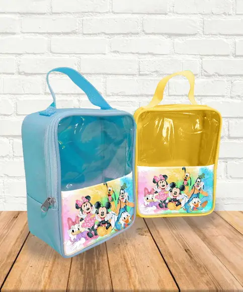 Bolsa com Alça e Visor Transparente *qualquer Tema*