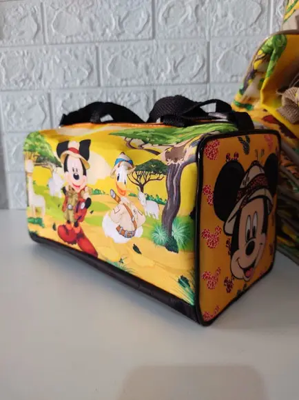 Mini Mala Viagem Personalizada Mickey Safari